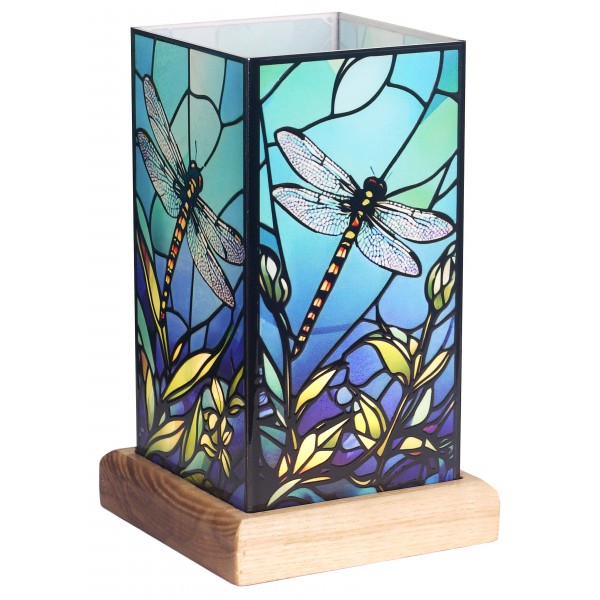 Tiffany Style Acrylic Dragonfly Ambient Lamp AL003