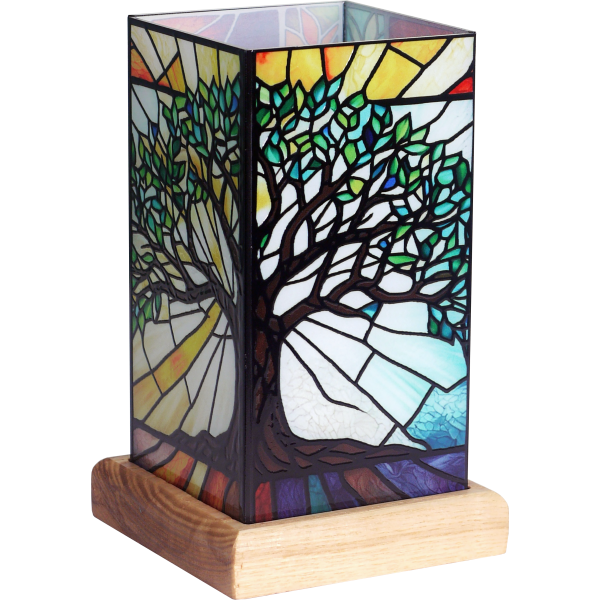 Tiffany Style Acrylic Tree Of Life Ambient Lamp AL007