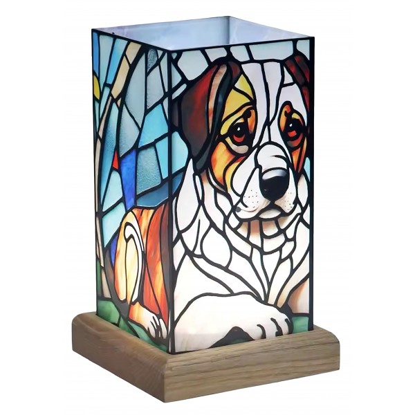 Tiffany Style Acrylic Dog Ambient Lamp AL008