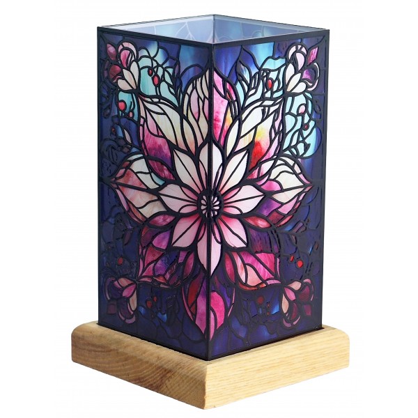 Tiffany Style Acrylic Mandala Ambient Lamp AL012