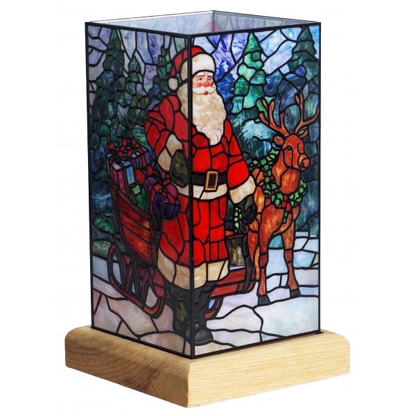Tiffany Style Acrylic Santa Ambient Lamp AL014