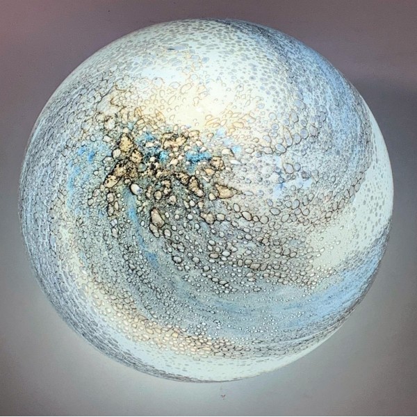 Glass planet lamp - PL006O