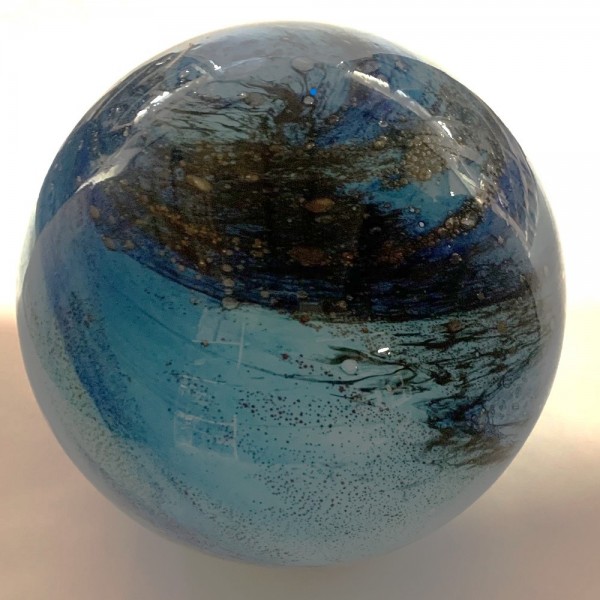 Blue/Brown planet lamp - PL021L