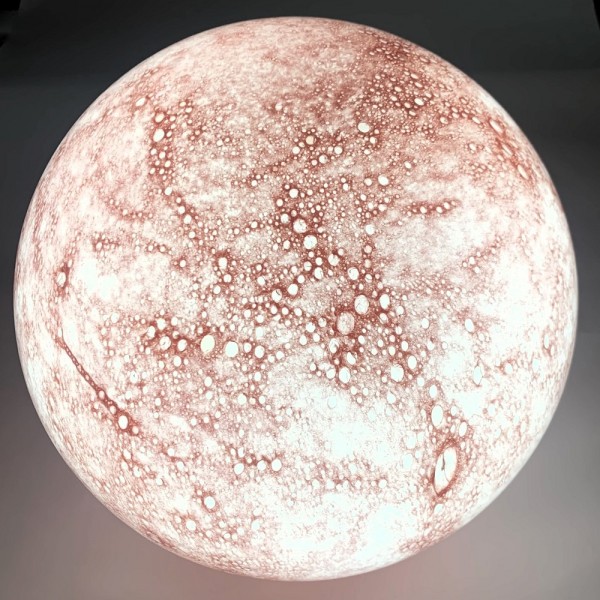 Pink/Orange planet lamp - PL022L