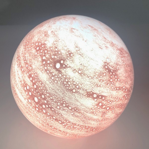Pink/Orange planet lamp - PL022S