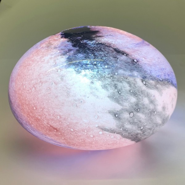 Purple/Pink planet lamp - PL023O