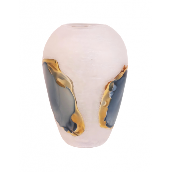 Hand Blown Glass Vase  