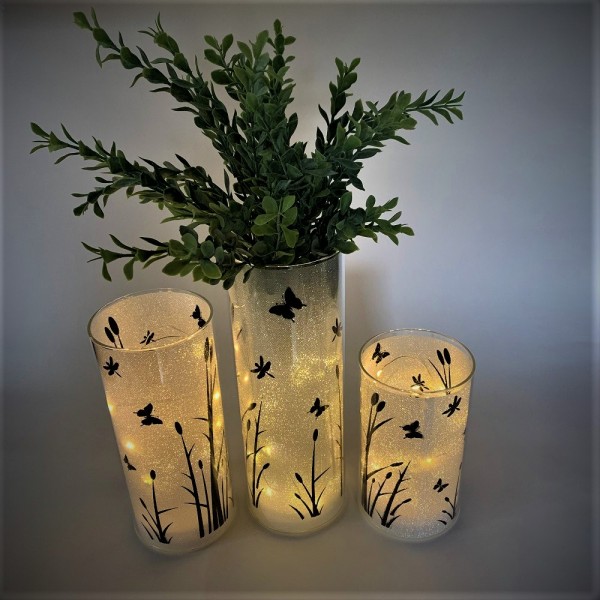 LED lightup vase - LARGE