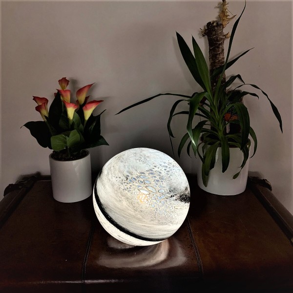 Black/Grey planet lamp - PL010L