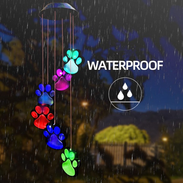 Solar Powered Hanging Orbs & Paws