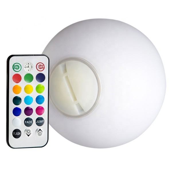 Colour changing water proofed floating ORB