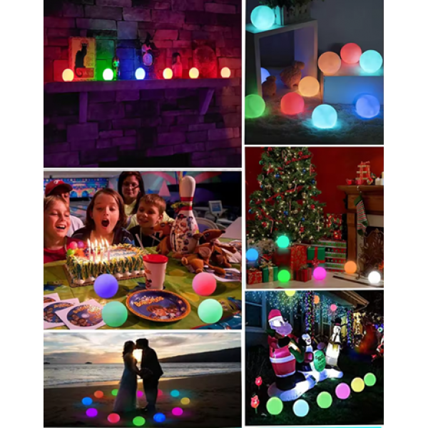 Colour changing water proofed floating ORB