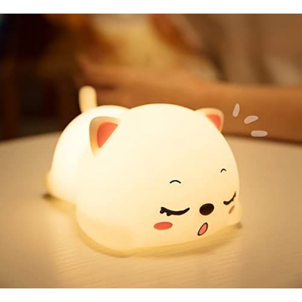 Squishy Cat Night Light For Children