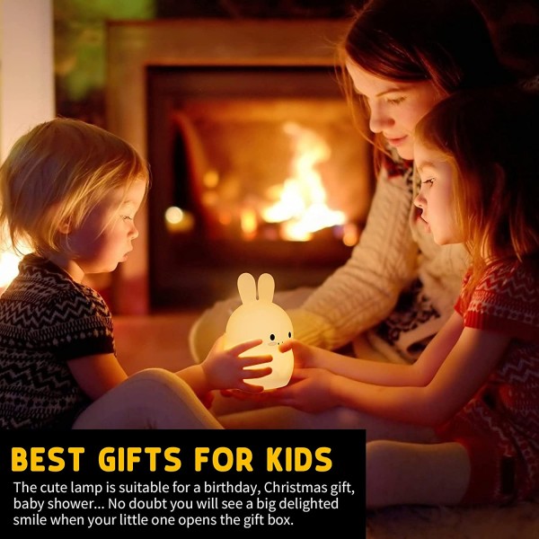 Squishy Rabbit Night Light For Children