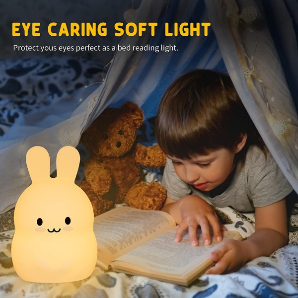 Squishy Rabbit Night Light For Children