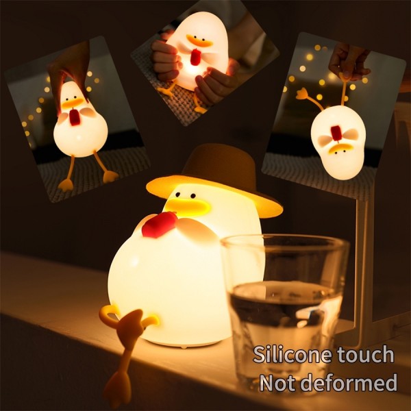 Squishy Duck Night Light For Children