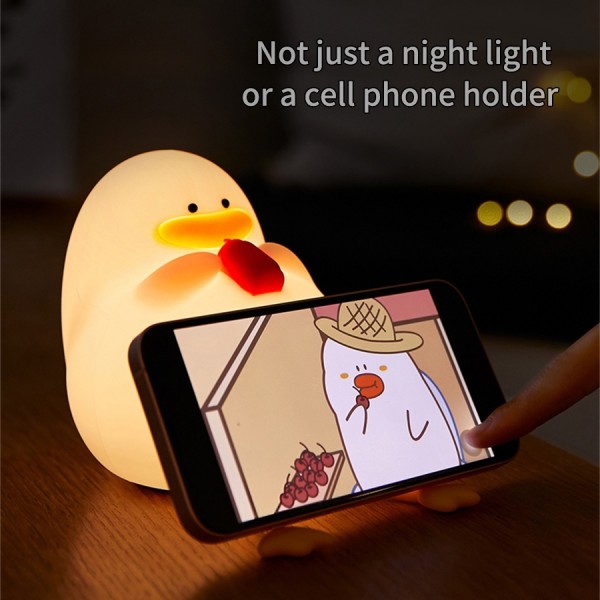 Squishy Duck Night Light For Children