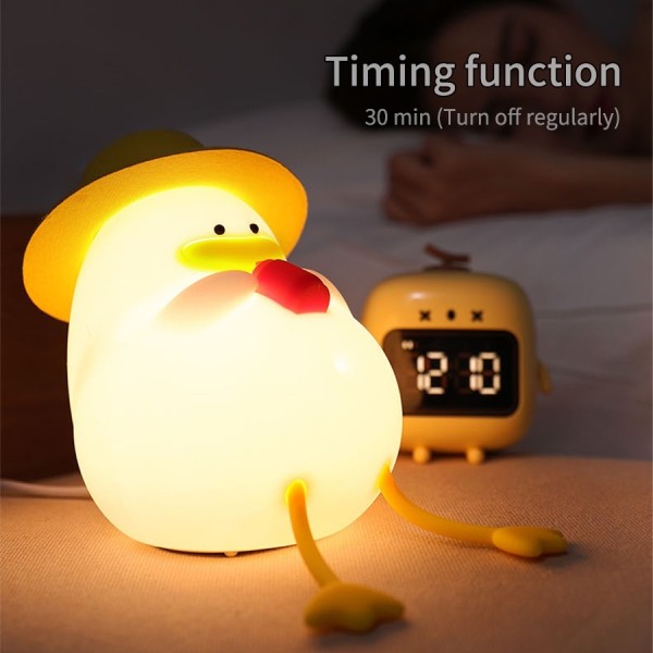 Squishy Duck Night Light For Children