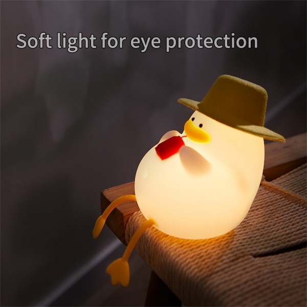 Squishy Duck Night Light For Children