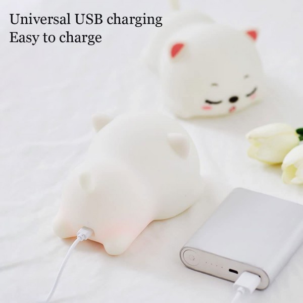 Squishy Cat Night Light For Children