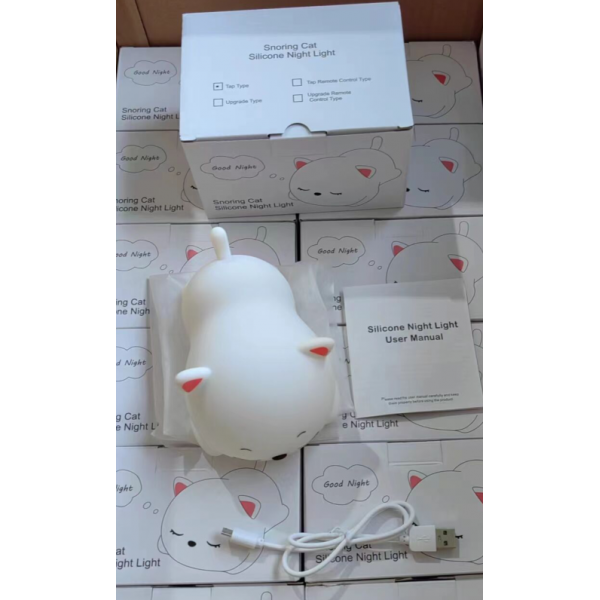 Squishy Cat Night Light For Children