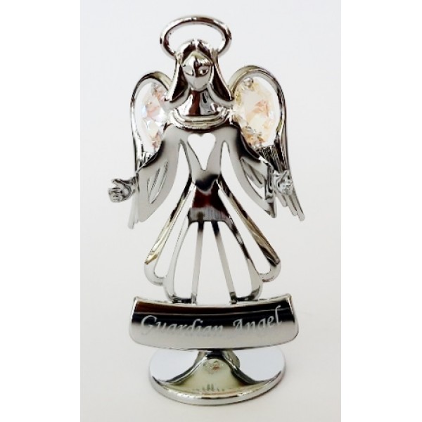 Guardian angel with plaque