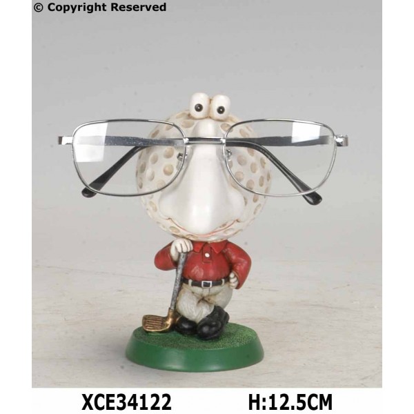 Golfer eyeglass holder